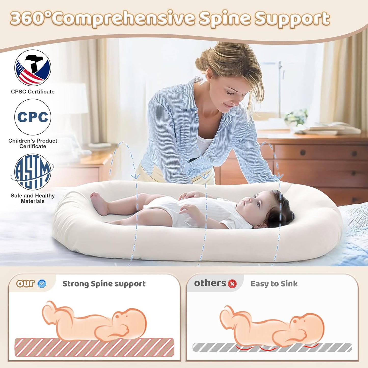 ComfyCub™ Baby Lounger